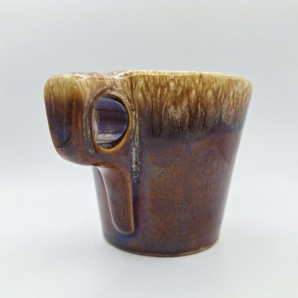 Hull Pottery Brown Drip Coffee Mug Cup Oven Proof USA Vintage Stoneware - Picture 3 of 7